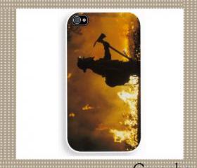 Firefighter Hard Case iPhone 4 Case, iPhone case, iPhone 4s Case, iPhone 4 Cover, Hard iPhone 4s Case Original Design