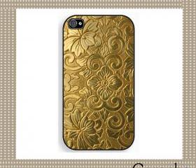 Golden Texture Hard Case iPhone 4 Case, iPhone case, iPhone 4s Case, iPhone 4 Cover, Hard iPhone 4s Case Original Design