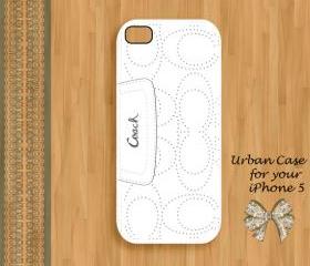 Coach Lovely Lady White Hard Case iPhone 5 Case, iPhone case, iPhone 5 Case, iPhone 5 Cover, Hard iPhone 5 Case Original Design