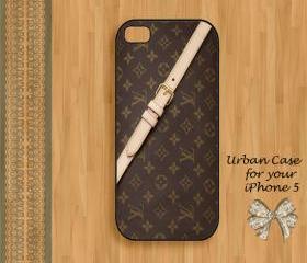 Louis Vuitton Smart Belt Smart Case Hard Case iPhone 5 Case, iPhone case, iPhone 5 Case, iPhone 5 Cover, Hard iPhone 5 Case Original Design
