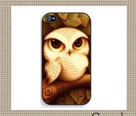 Smart Owl Hard Case iPhone 4 Case, iPhone case, iPhone 4s Case, iPhone 4 Cover, Hard iPhone 4s Case Original Design