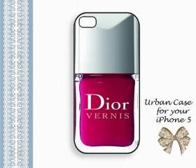 Pretty Purple Nail Polish Case Hard Case iPhone 5 Case, iPhone case, iPhone 5 Case, iPhone 5 Cover, Hard iPhone 5 Case Original Design