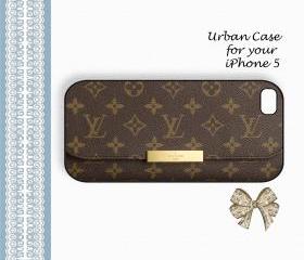 Wallet for Louis Vuitton Smart Monogram2 Case Hard Case iPhone 5 Case, iPhone case, iPhone 5 Case, iPhone 5 Cover, Hard iPhone 5 Case Original Design
