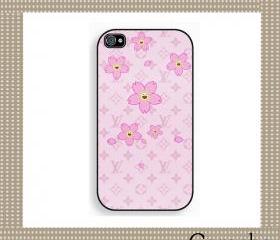 Lovely Blooming Louis Vuitton Case Hard Case iPhone 4 Case, iPhone case, iPhone 4s Case, iPhone 4 Cover, Hard iPhone 4s Case Original Design